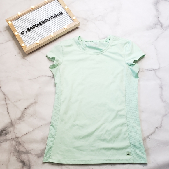 ALO Yoga Tops - Alo yoga CoolFit mint green tshirt